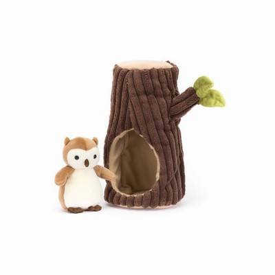 Jellycat Forest Fauna Owl USA | 89450SNRU